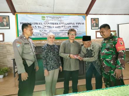 Penyaluran BLT-DD Desa Jajar untuk Bulan Januari-Pebruari 2024